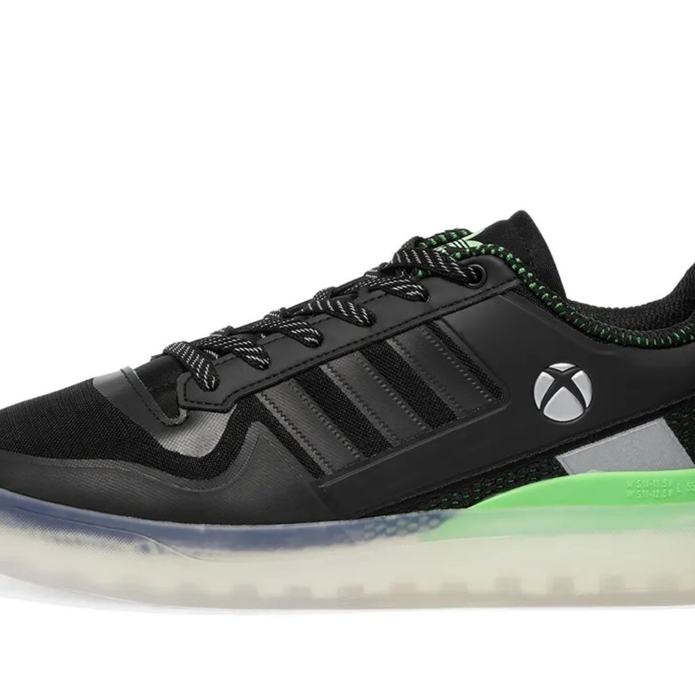 ADIDAS XBOX FORUM TECH BOOST X CORE BLACK & CUSTOMIZED - Picture 2 of 9
